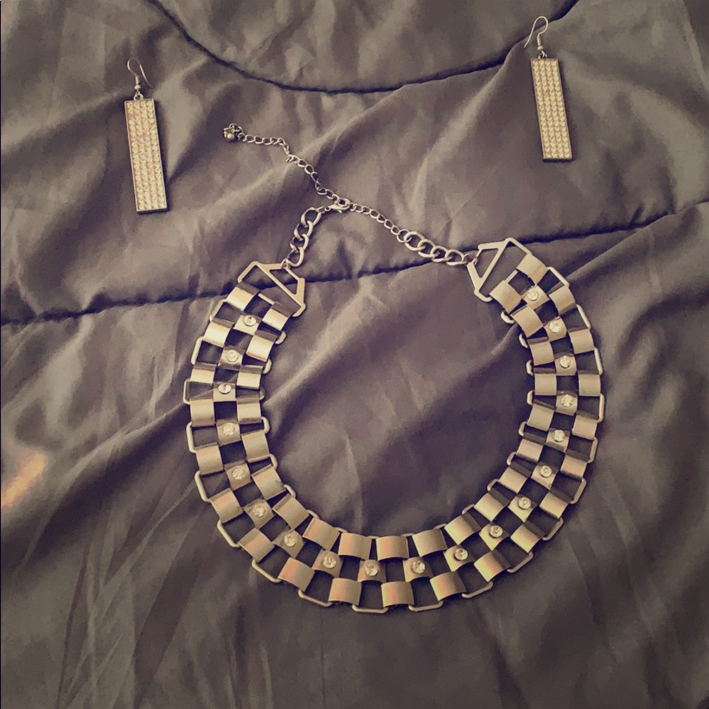 Necklace with matching Earrings